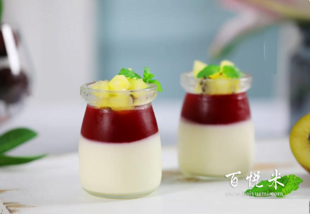 楊梅慕斯酸奶，無需烤箱，給孩子吃，營養(yǎng)高還補鈣